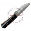 Rebel Wolf Future Ninja Forged Battle Ready Functional Damascus Steel Knife